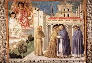 GOZZOLI, Benozzo Scenes from the Life of St Francis (Scene 4, south wall) sdg oil on canvas